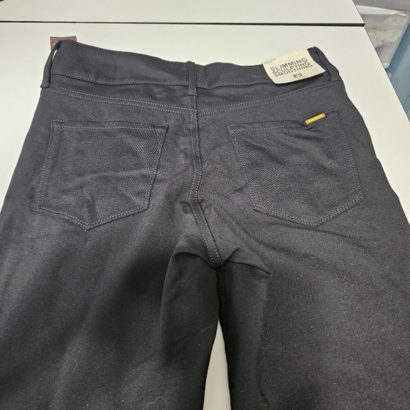 Black High Rise Skinny Anne Klein Jeans.  Slimming Spandex and Nylon. NWT - Picture 6 of 8